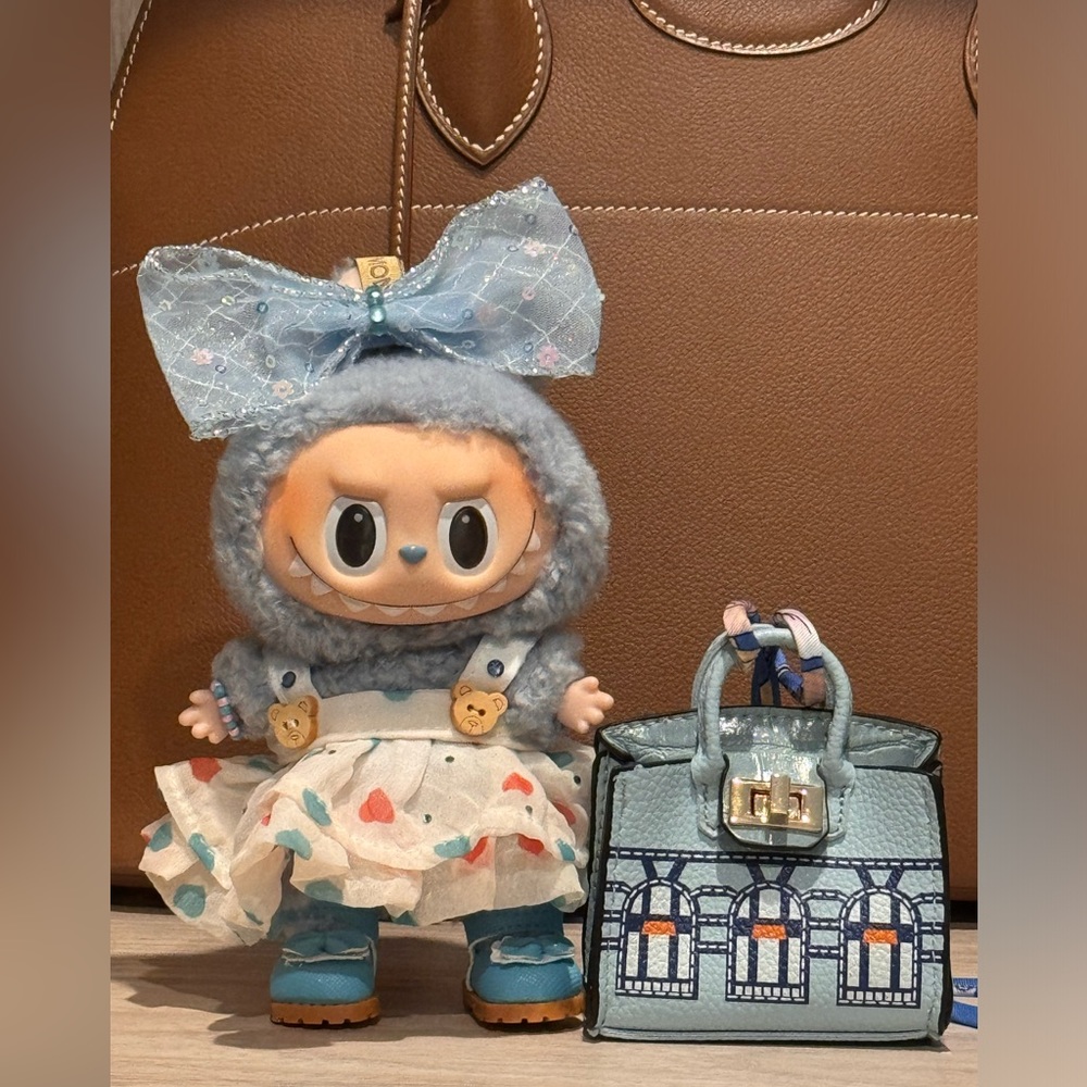 🌸POP MART LABUBU MACARON Sea Salt Coconut and Mini Birky Set🌸